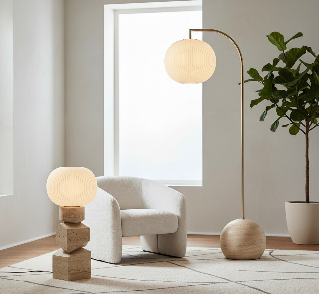 Minimalist Table & Floor Lamps
