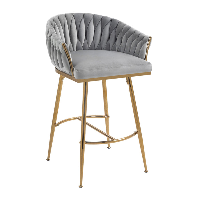 Chic Velvet Bar Stools Set - Ultimate Comfort for Modern Spaces