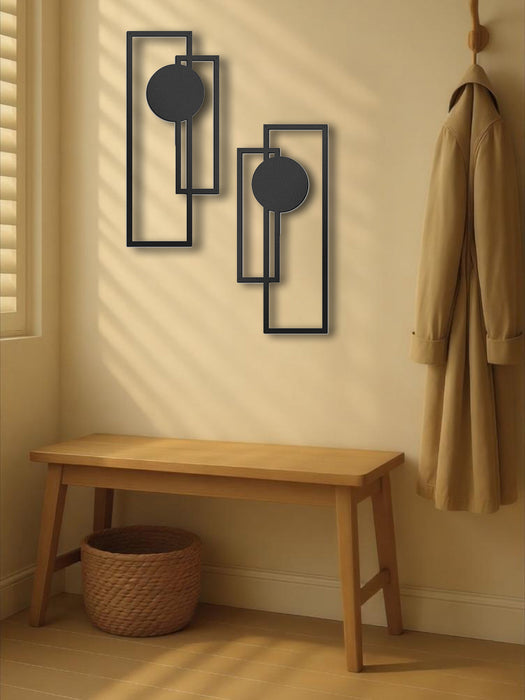 Minimalist Metal Wall Art Set - Elegant Décor for Modern Homes