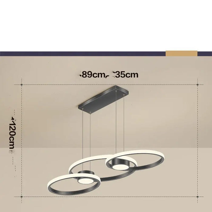 Modern Circular LED Pendant Light – Sculptural Dining & Living Illumination HomeWares – Modern Lighting & Ambience