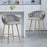 Chic Velvet Bar Stools Set - Ultimate Comfort for Modern Spaces