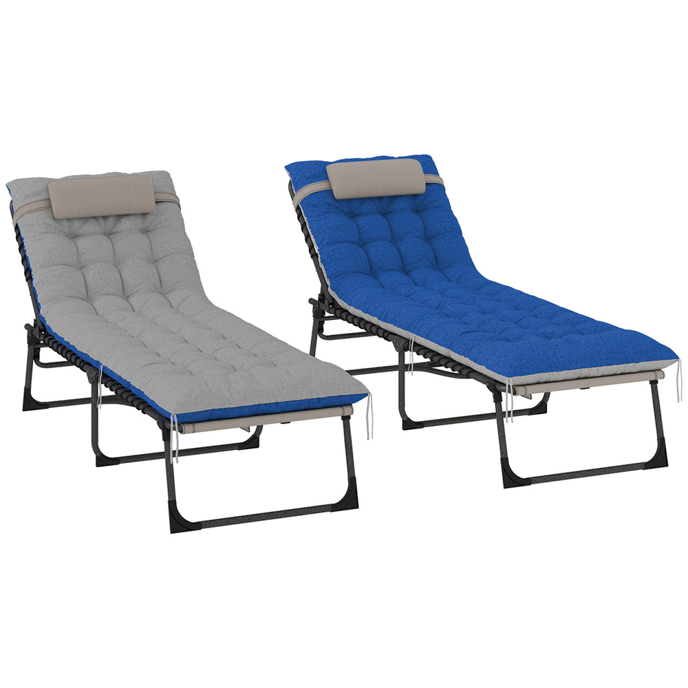 Adjustable Outdoor Chaise Lounge Set – Comfort & Style for Two