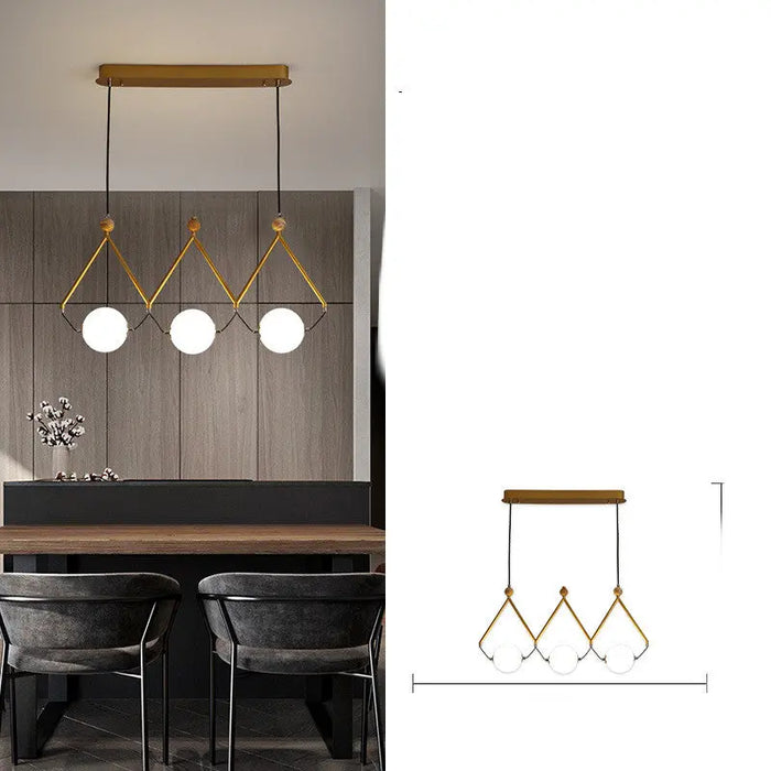 Creative Personality Dining Table Bar Lamp - Taipei, Glass, LED HomeWares Hub