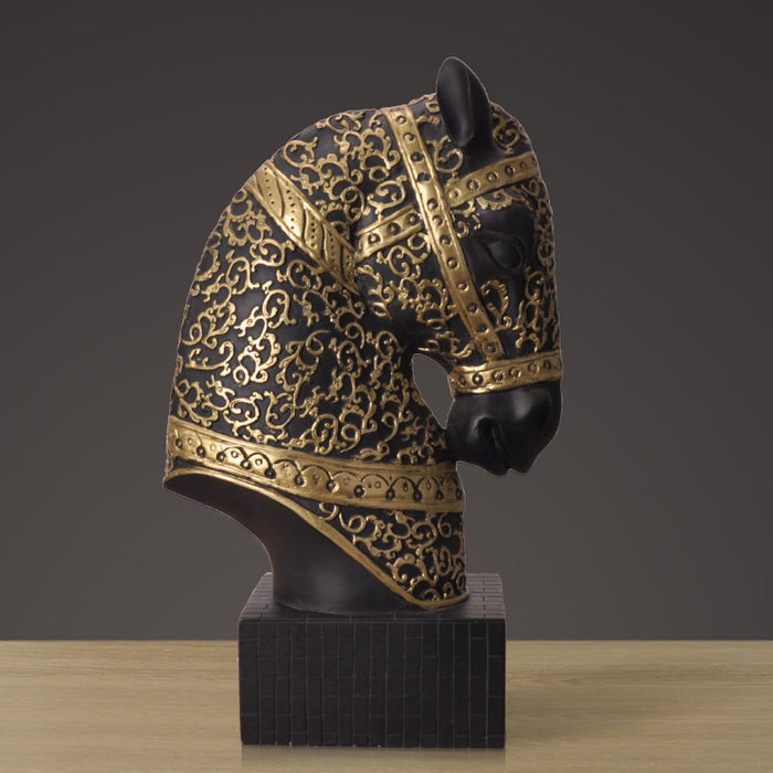 Elegant European Home Decor - Exquisite Resin Art for Living Rooms