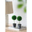 Mini Faux Boxwood Topiaries - Lush Decor for Any Space