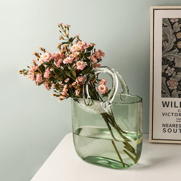 Dreamy Nordic Transparent Flower Vase for Women’s Decor