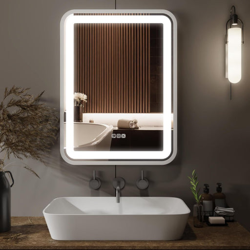 Dimmable Smart LED Bathroom Mirror - Perfect Makeup Tool