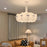 Modern Japanese Wabi-Sabi Silk Chandelier – Elegant Pendant Light for Living Room & Bedroom