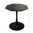 Modern Octagonal Coffee Table - Chic Black Marble Design, Ideal for Small Spaces