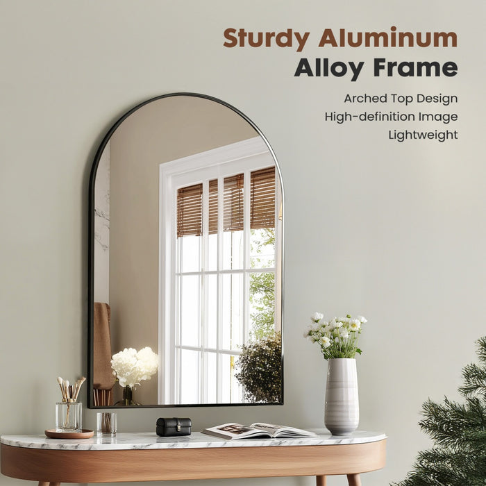 Elegant Arched Bathroom Mirror - Stylish & Durable ZHUMI