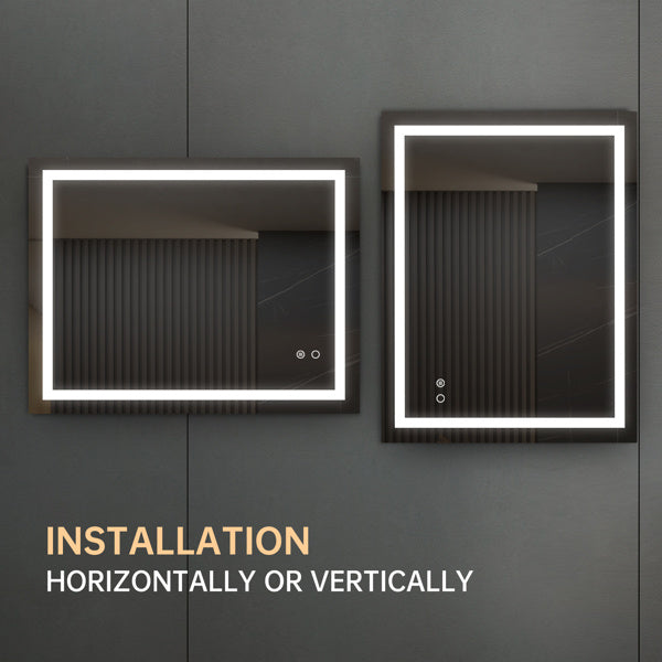 LED Bathroom Mirror with Touch Control & Anti-Fog | Luxurious Upgrade for Home