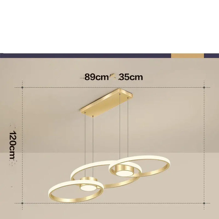 Modern Circular LED Pendant Light – Sculptural Dining & Living Illumination HomeWares – Modern Lighting & Ambience