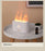 Flame Aroma Humidifier - Silent Essential Oil Diffuser for Home