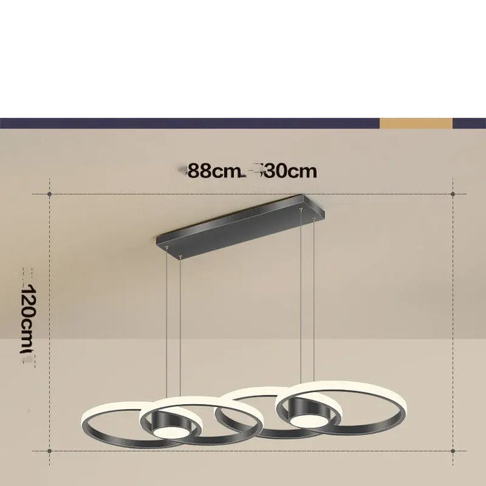 Modern Circular LED Pendant Light – Sculptural Dining & Living Illumination HomeWares – Modern Lighting & Ambience