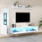 Modern LED TV Wall Unit Set - Stylish White Furniture for Living Rooms