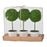 Mini Faux Boxwood Topiaries - Lush Decor for Any Space