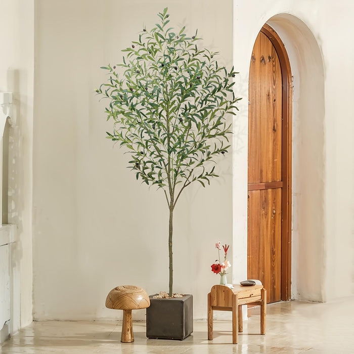 Elegant Tall Artificial Olive Tree - Tranquility for Your Home
