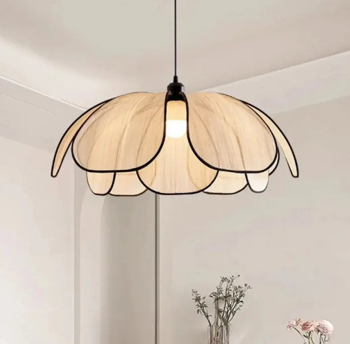 Cream Petal Glow Chandelier HomeWares Hub