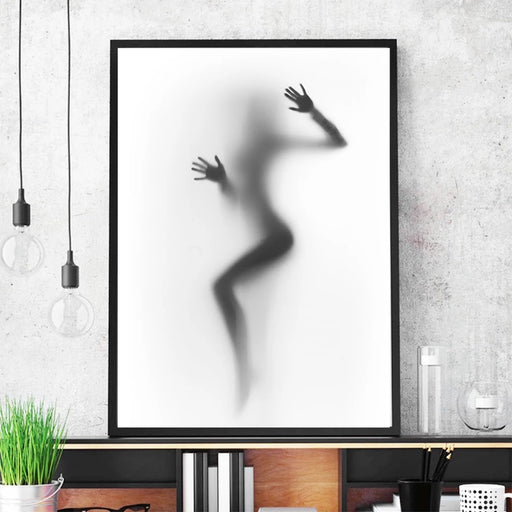 Black & White Abstract Canvas Art – Modern Elegance for Home