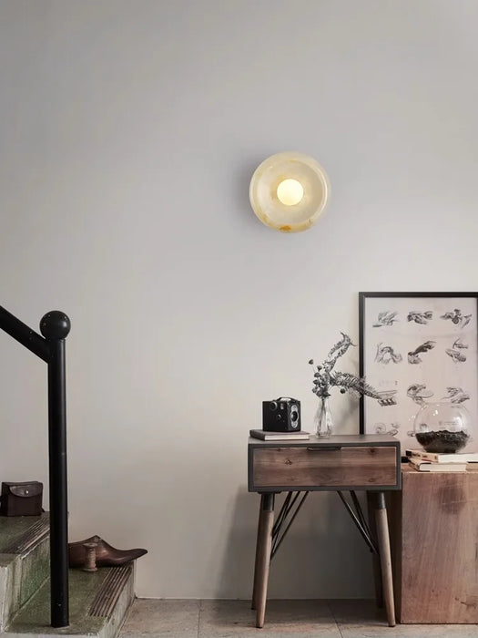 Nordic Natural Jade Wall Sconce – Luxury LED Accent Light