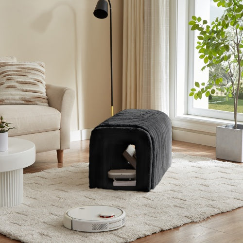 Cozy Ottoman Storage Bench for Cats – Chic Corduroy Comfort