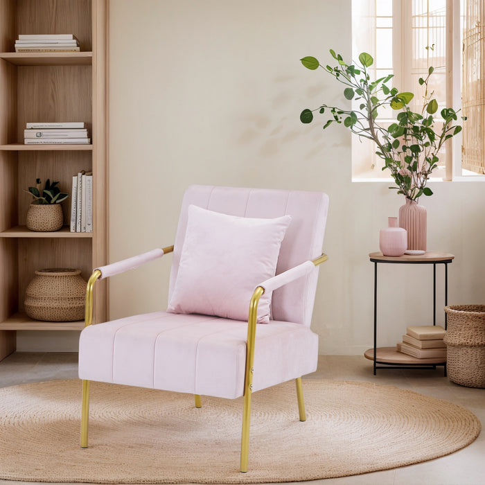 Velvet Accent Chair - Luxurious Comfort for Stylish Living