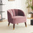 Velvet Barrel Accent Chair - Cozy Style for Modern Spaces