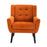 Modern Velvet Ergonomic Accent Chair - Cozy Style for Home