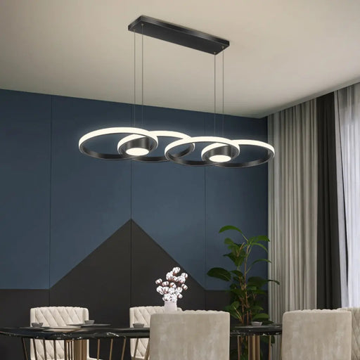 Modern Circular LED Pendant Light – Sculptural Dining & Living Illumination HomeWares – Modern Lighting & Ambience