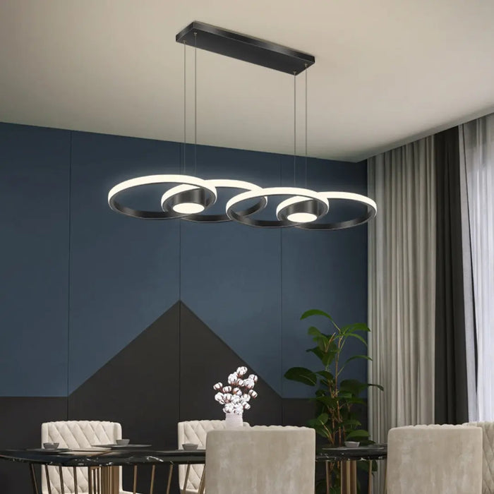 Modern Circular LED Pendant Light – Sculptural Dining & Living Illumination HomeWares – Modern Lighting & Ambience