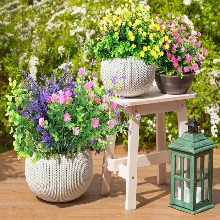 Lifelike Bionic Flower Bouquets – 20pcs | Real-Touch Luxury Decor