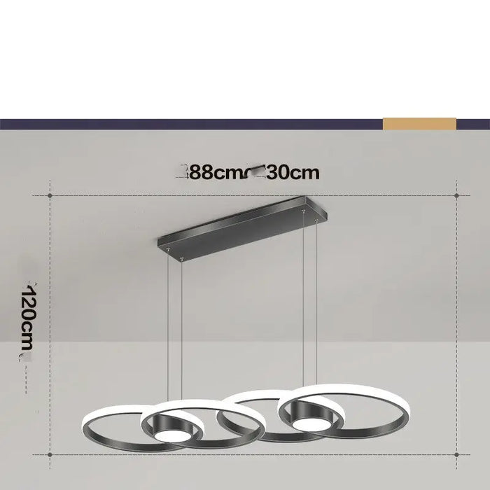 Modern Circular LED Pendant Light – Sculptural Dining & Living Illumination HomeWares – Modern Lighting & Ambience