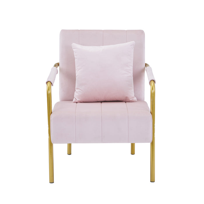 Velvet Accent Chair - Luxurious Comfort for Stylish Living