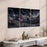 Custom Modern Art Triptych for Living Room by POD Creations