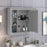 Stylish Wall-Mounted Bathroom Cabinet & Mirror – Elegance Redefined
