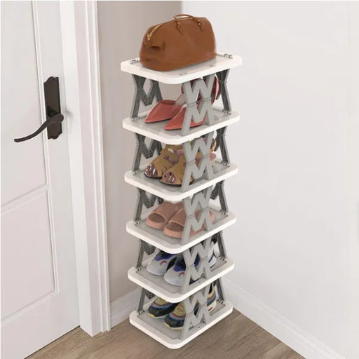 "Space-Saving 6-Tier Shoe Rack – Ultimate Organizer for Small Homes"