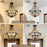 Solid Wood Modern Chandelier – Rustic Elegance by Welfel