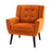 Modern Velvet Ergonomic Accent Chair - Cozy Style for Home