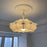 Modern Japanese Wabi-Sabi Silk Chandelier – Elegant Pendant Light for Living Room & Bedroom