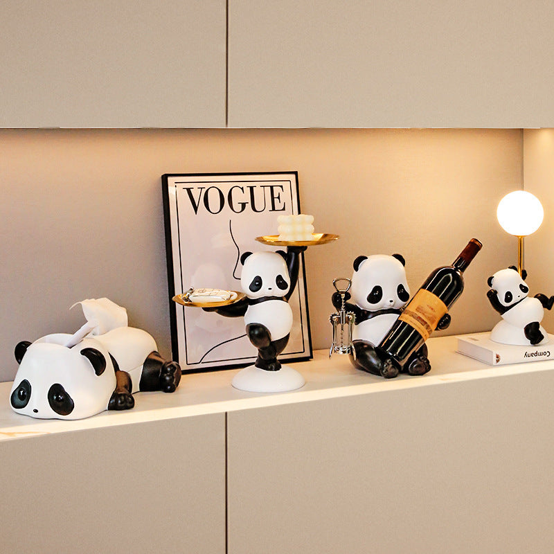 Panda Home Decor: Charming Ornament for Cozy Living Spaces