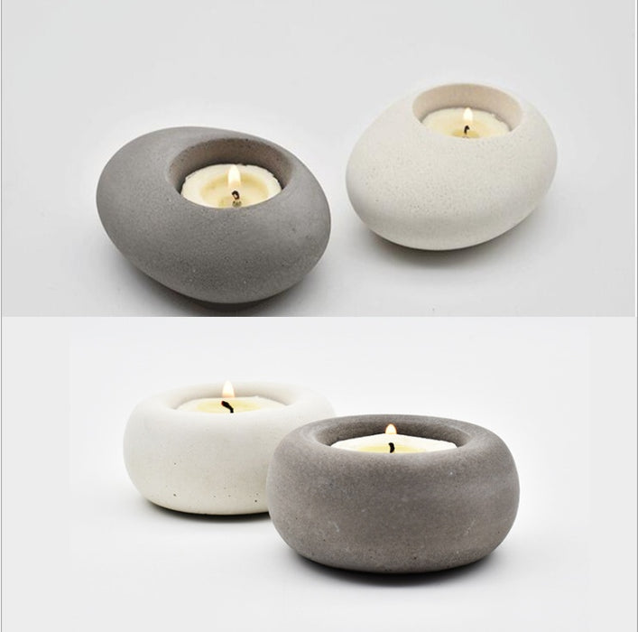 Cobblestone Candlestick: Flavorful Aromas for Home Decor