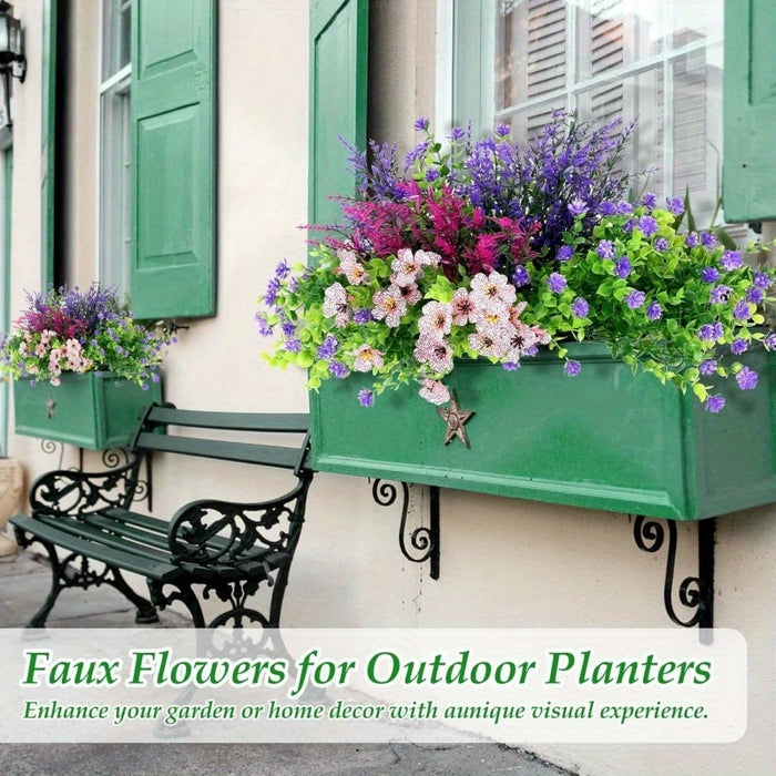 Lifelike Bionic Flower Bouquets – 20pcs | Real-Touch Luxury Decor