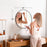 Elegant 20-Inch Black Circular Wall Mirror by ZHUMI - Stylish & Durable for Modern Spaces