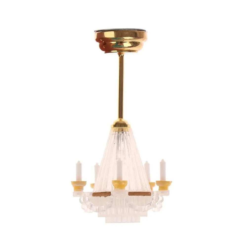 LUOZZY LED Dollhouse Mini Chandelier HomeWares Hub