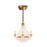 LUOZZY LED Dollhouse Mini Chandelier HomeWares Hub
