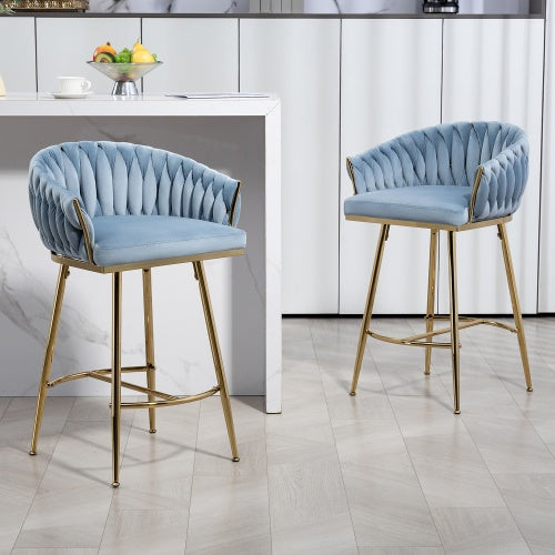 Velvet Bar Stools - Luxurious Comfort for Chic Kitchens
