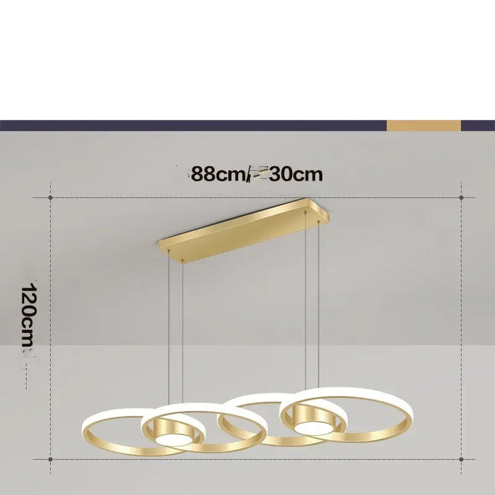 Modern Circular LED Pendant Light – Sculptural Dining & Living Illumination HomeWares – Modern Lighting & Ambience