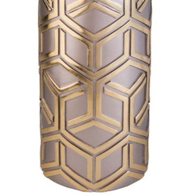 Rose Gold Decorative Vase - Majestic Home Accent for Elegance