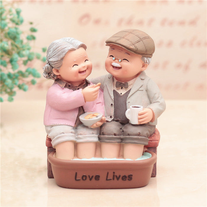 Home living room character decoration resin decoration