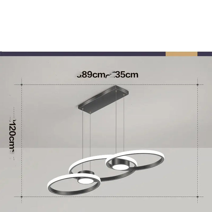 Modern Circular LED Pendant Light – Sculptural Dining & Living Illumination HomeWares – Modern Lighting & Ambience